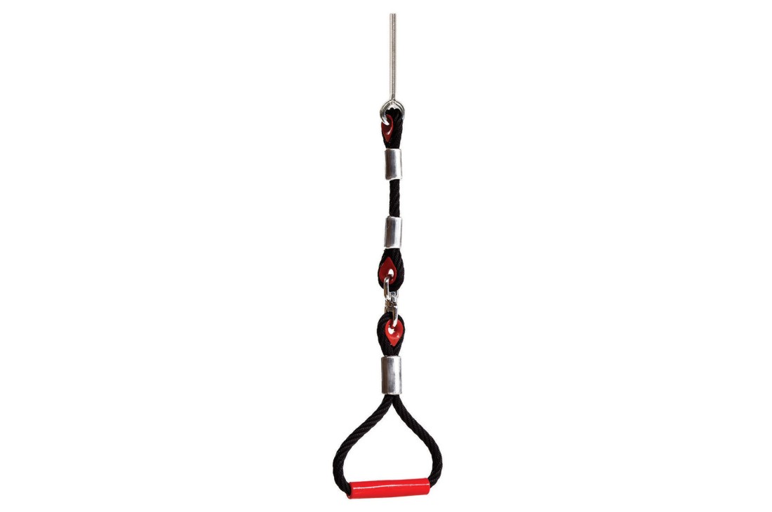 Commercial climbing armed rope twirl handle